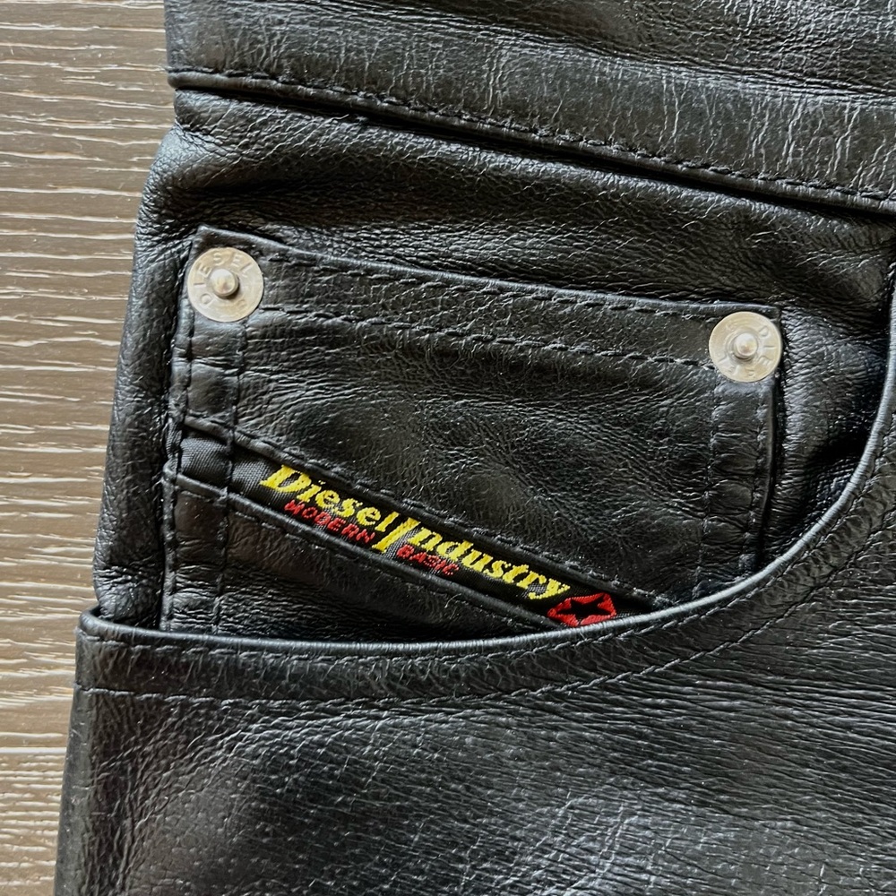 Vintage Diesel Leather Pants